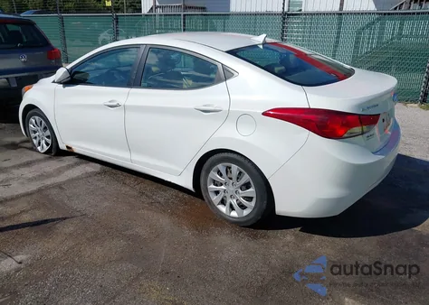 2012 Hyundai Elantra Gls from USA, damaged, VIN 5NPDH4AE2CH071963